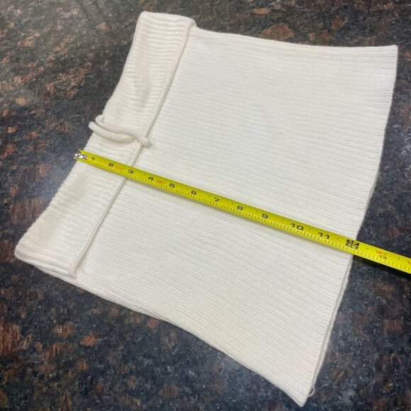 CELINE KNITTED TUBE TOP ON COTTON IVORY SZ SMALL PREPPY CHIC SEXY CELINE TOP - Picture 8 of 15